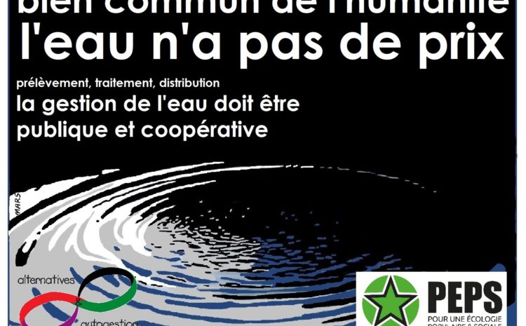  Manifestation contre la privatisation de l’eau